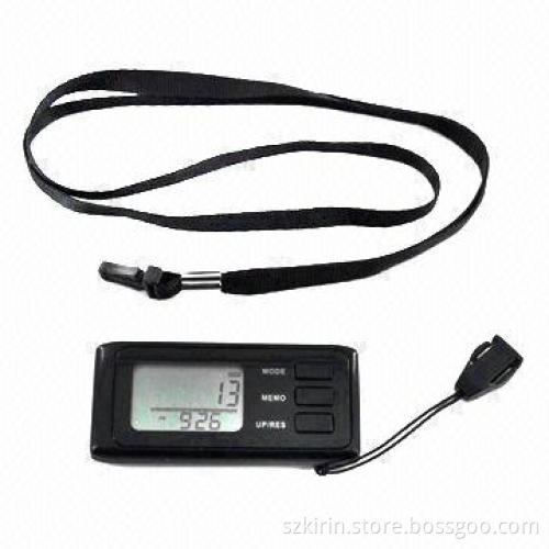Pedometer, Works Accurately at Any Direction Record Step 0 to 999,999 Step/0 to 9,999.99 Distance